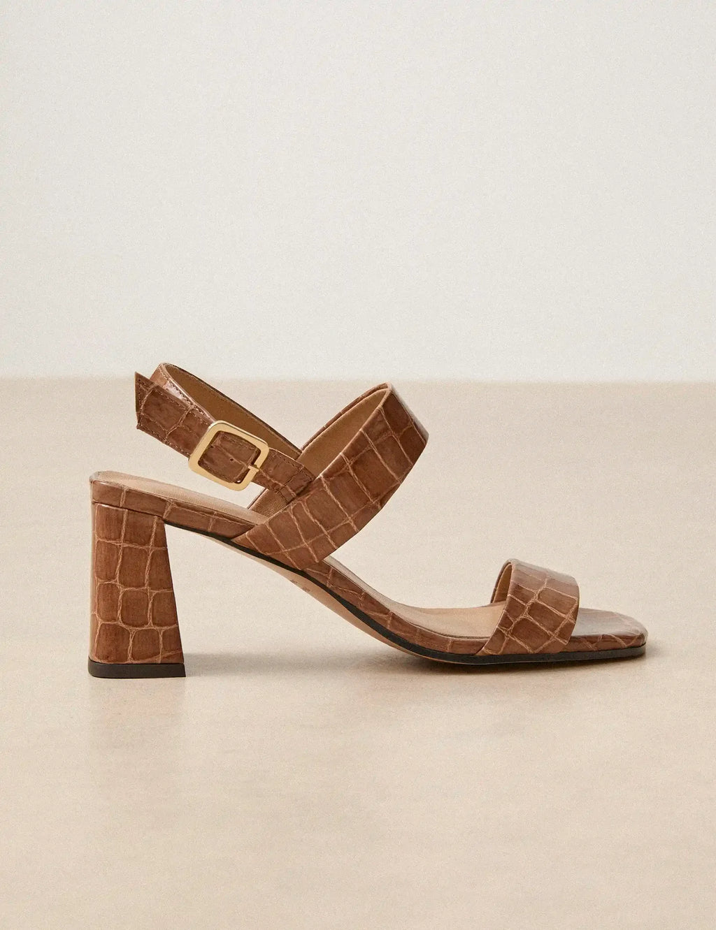 Sandales N°624 cuir coco taupe