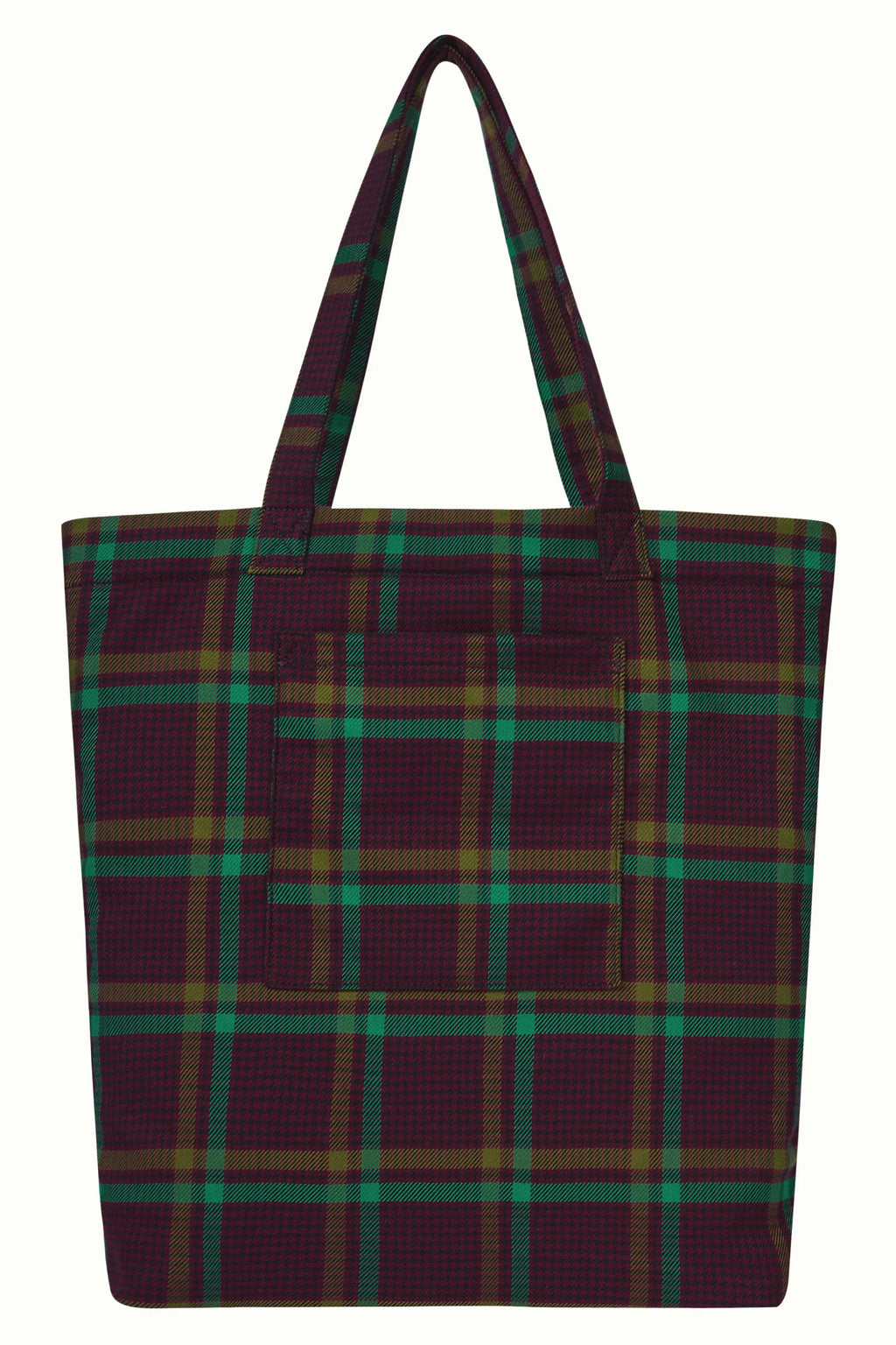 Shopper Vera Check - porto red