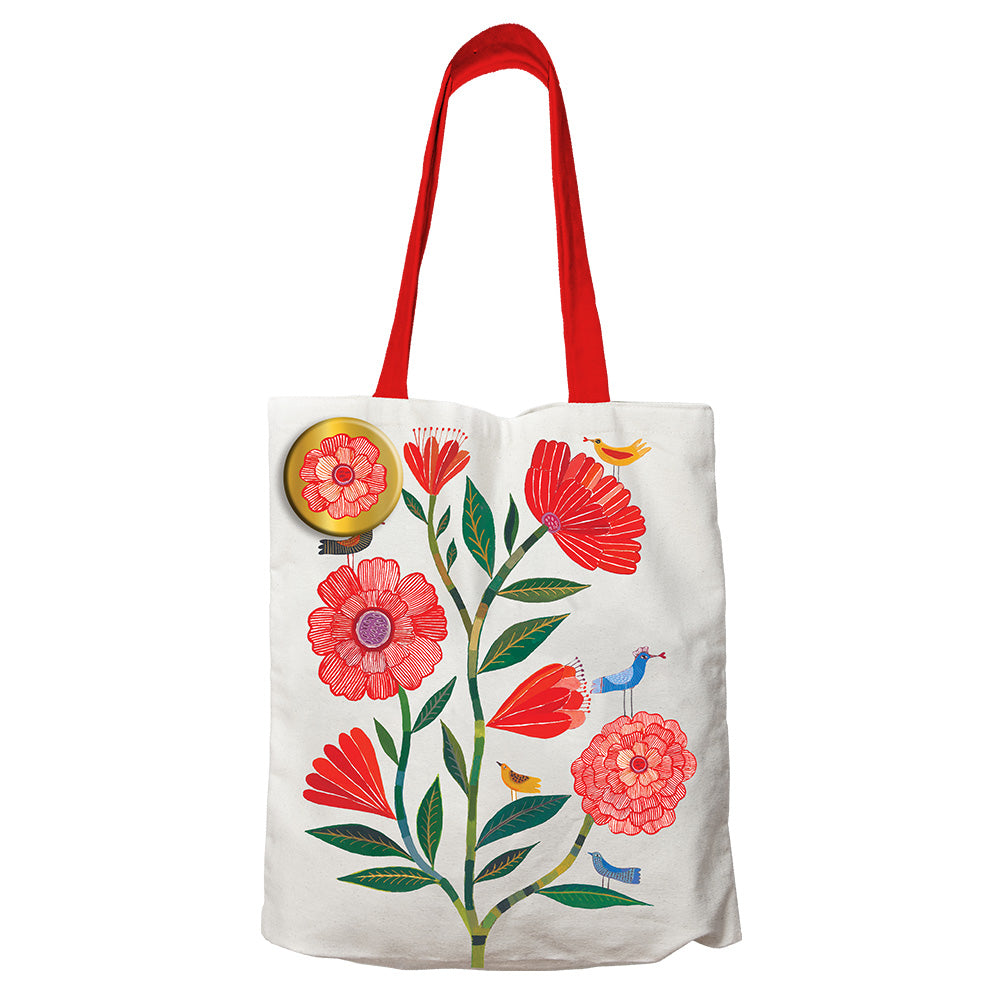 Tote bag - pivoines