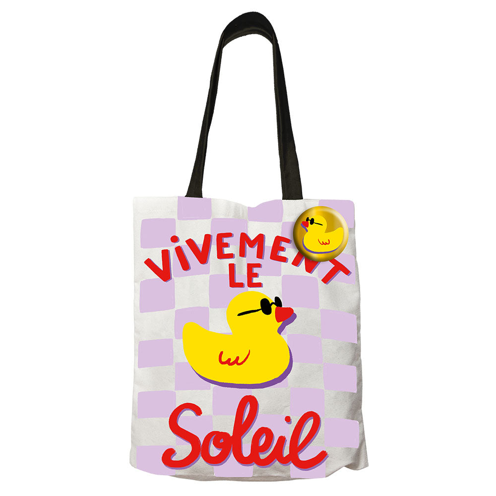 Tote bag - vivement le soleil