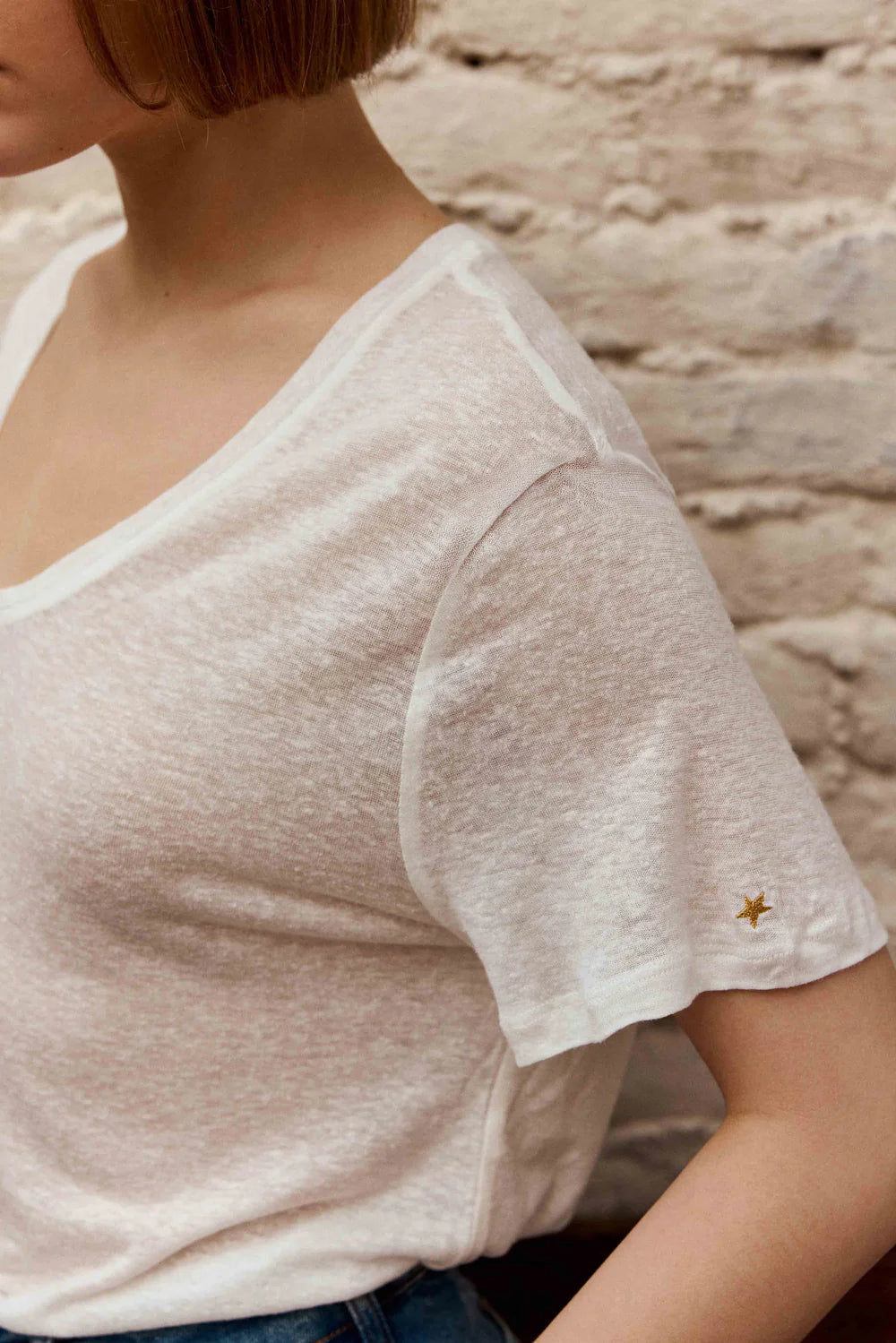 T-shirt thana ecru