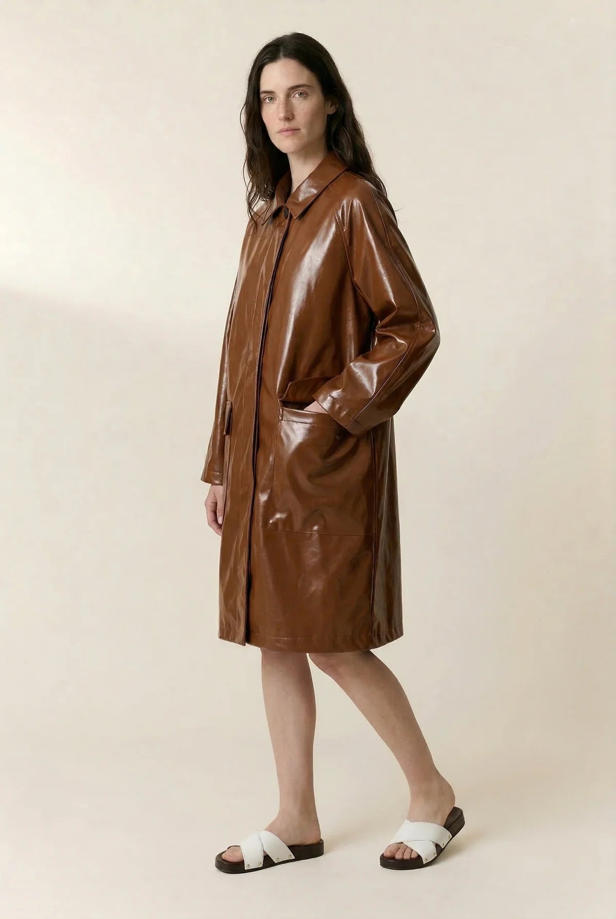 Manteau long - Vahi camel