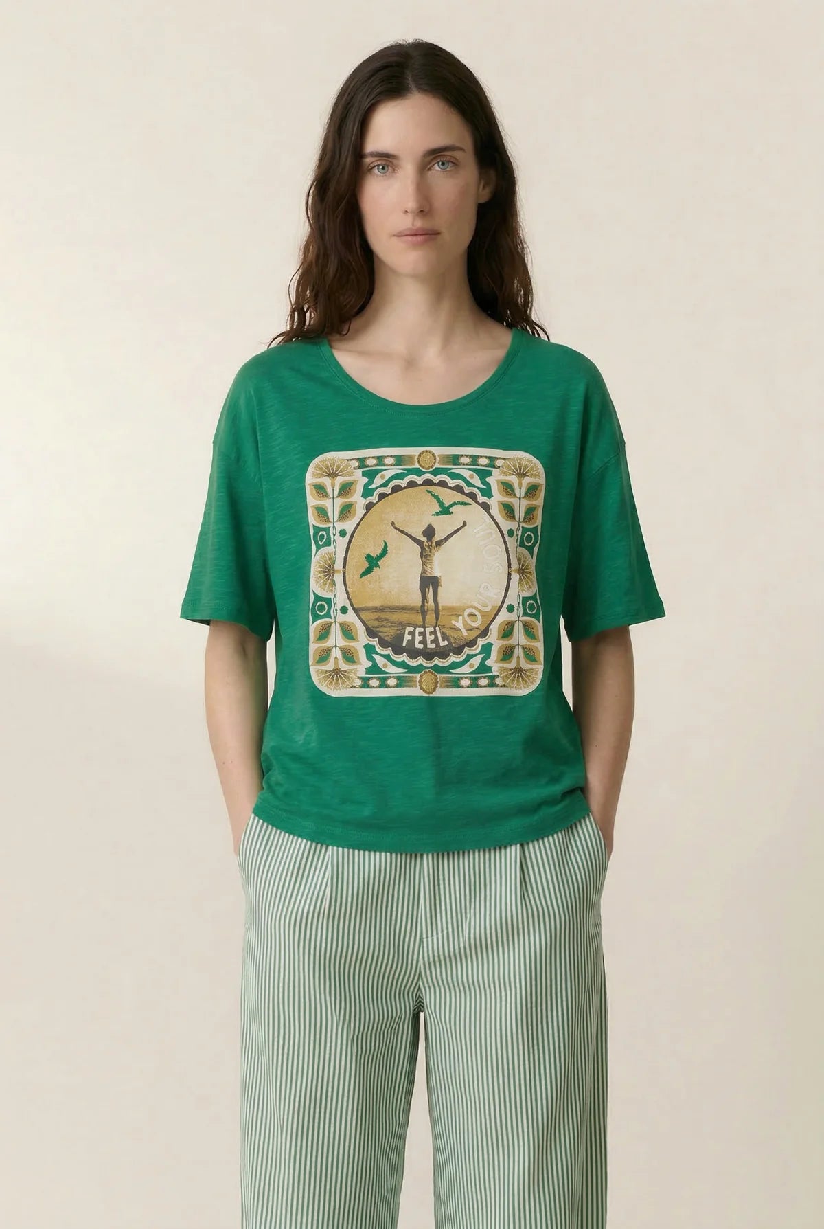 T-Shirt Titan jc03 feel green