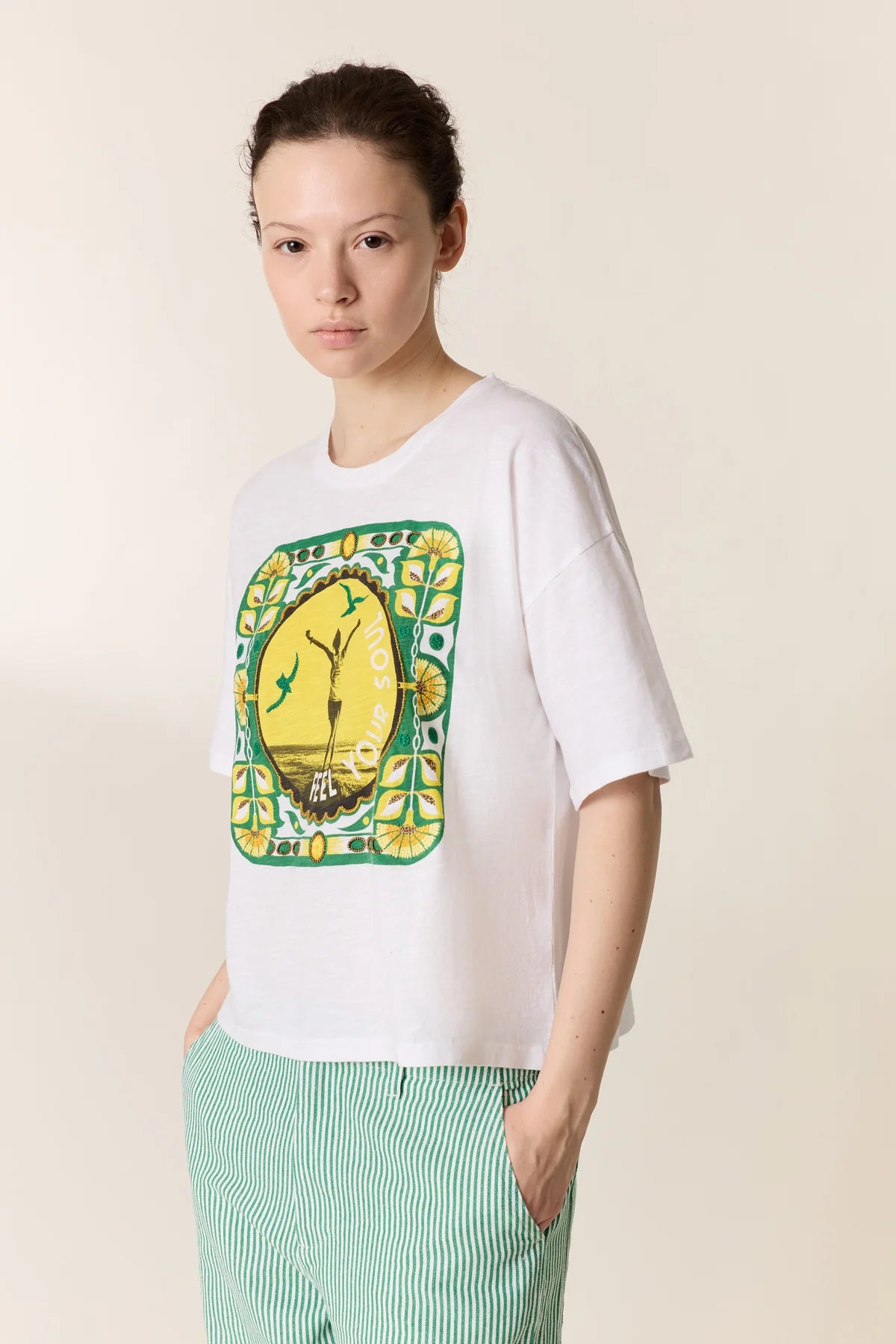T-shirt Titan jc03 feel white