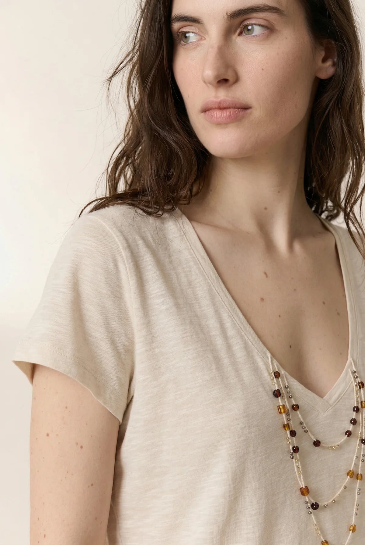 T-shirt Tonton jc03 chalk amber