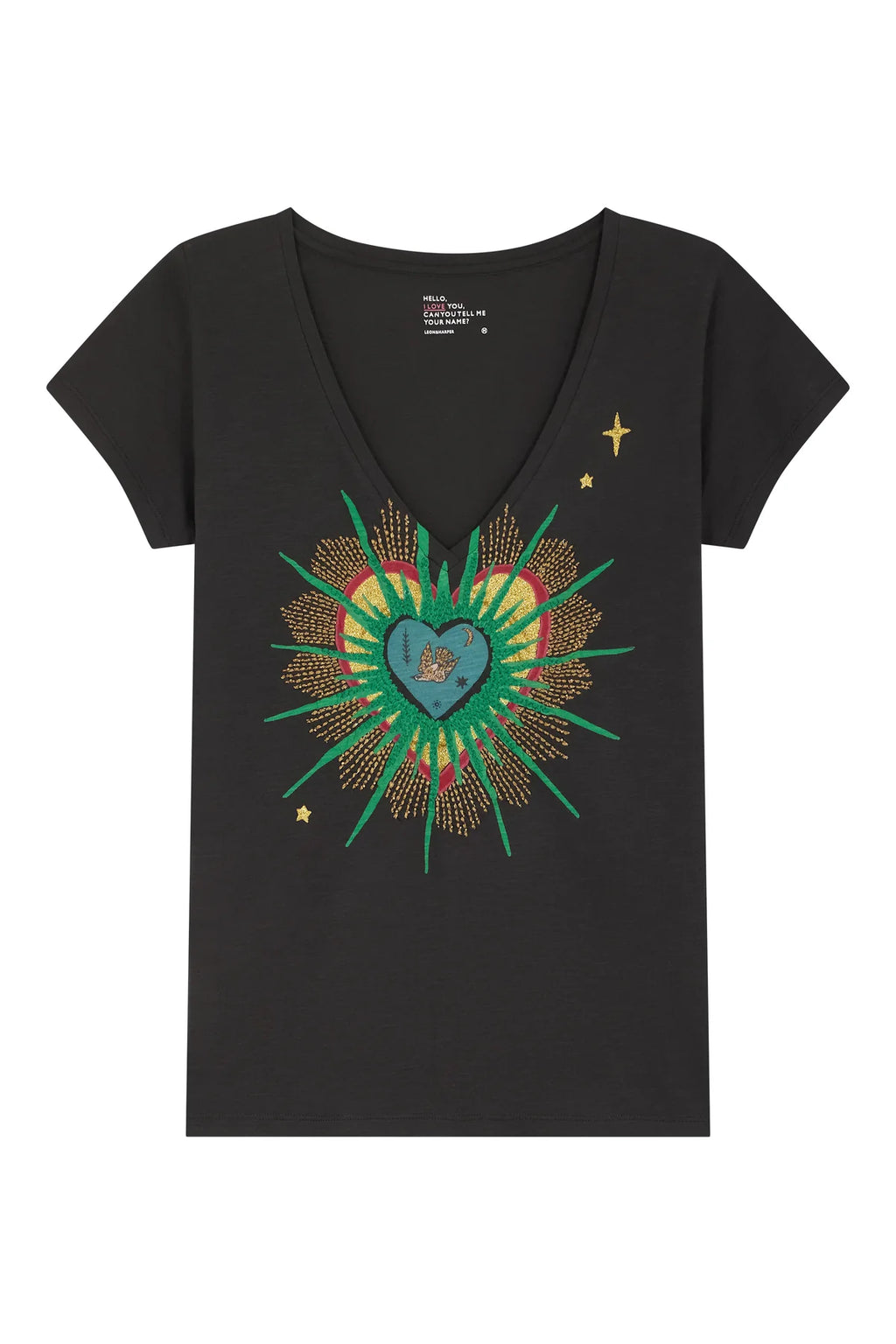 T-shirt Tonton JC03 Ex Voto carbone