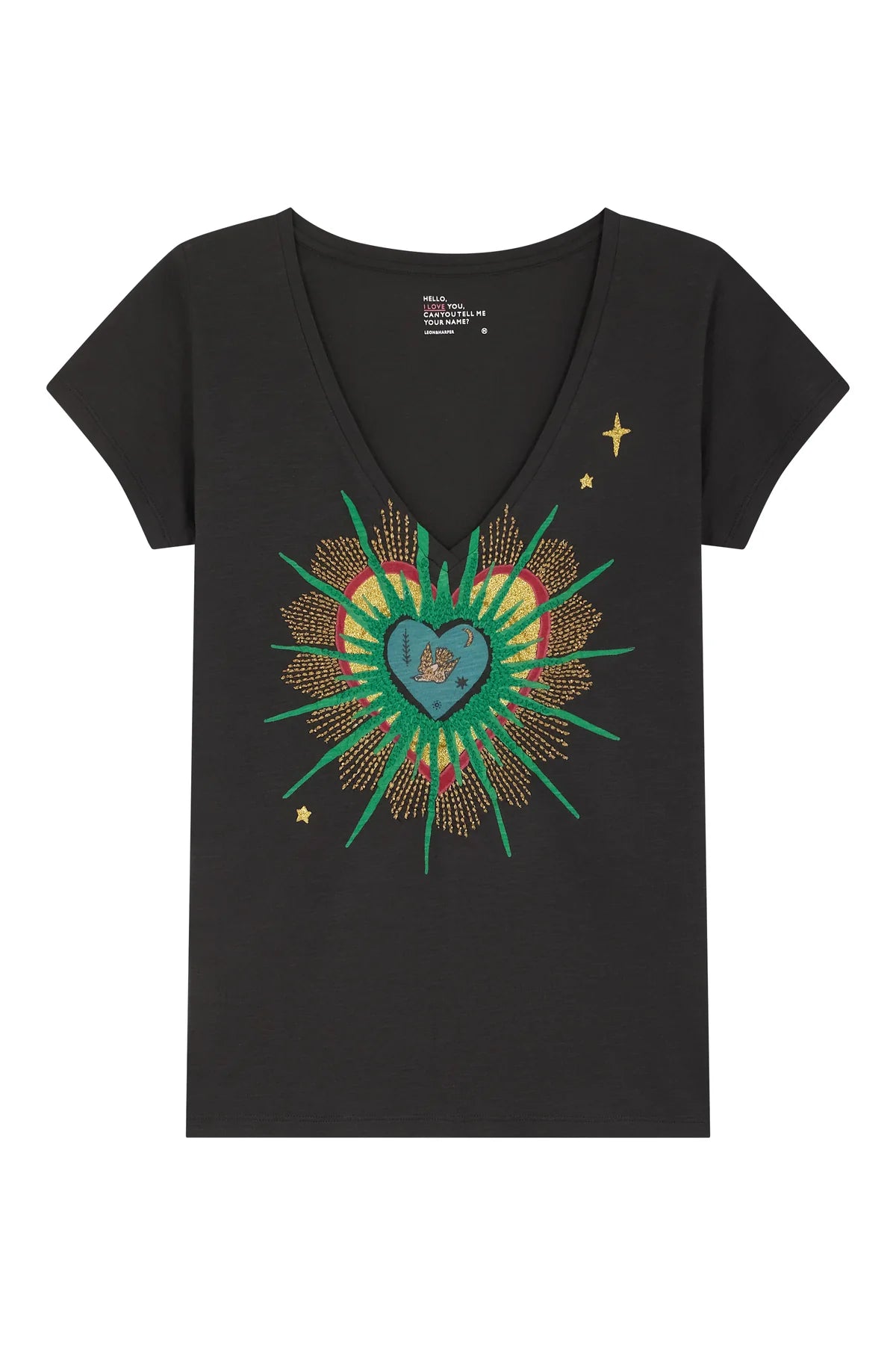T-shirt Tonton JC03 Ex Voto carbone