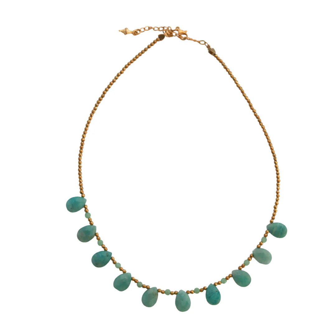 Collier aura - amazonite