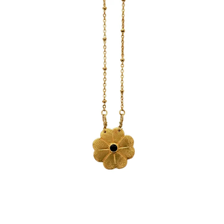Collier Flower Gold