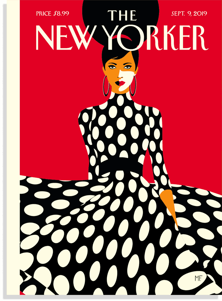 The Newyorker - favre sweeping into fall 30x40