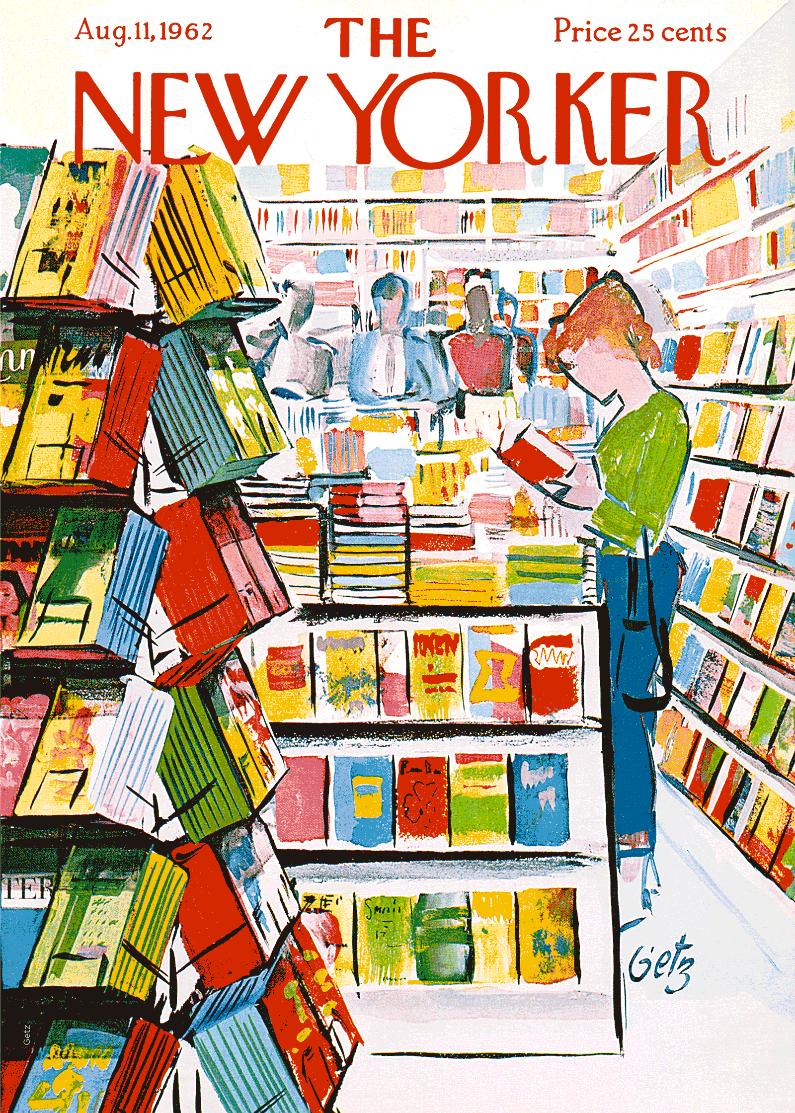 The newyorker - getz bookshop 30x40