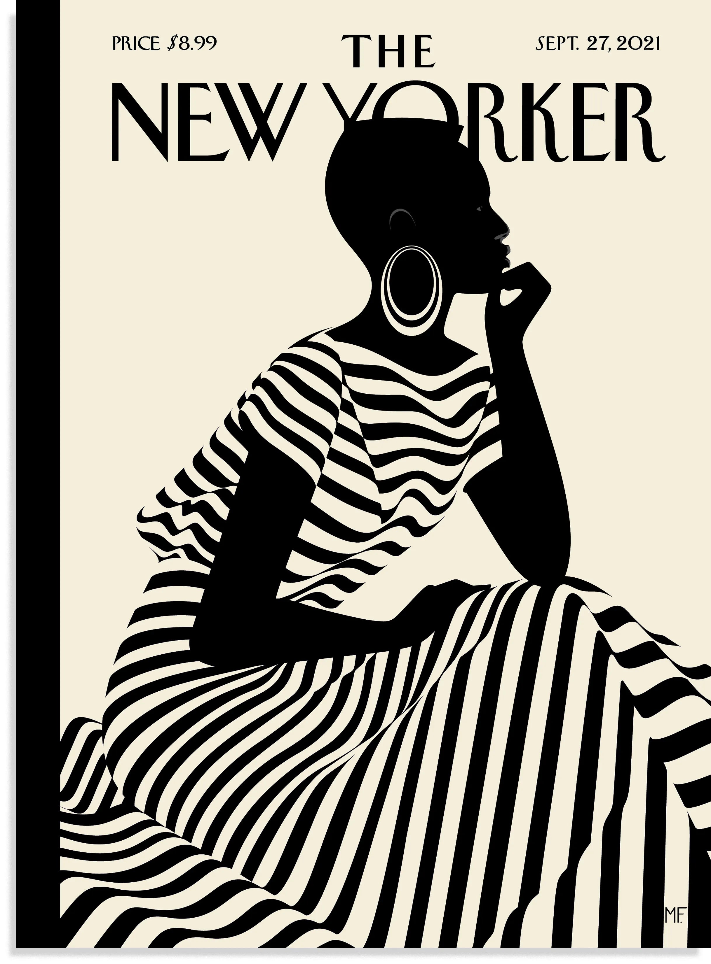 The newyorker - Malika Favre composed 30x40
