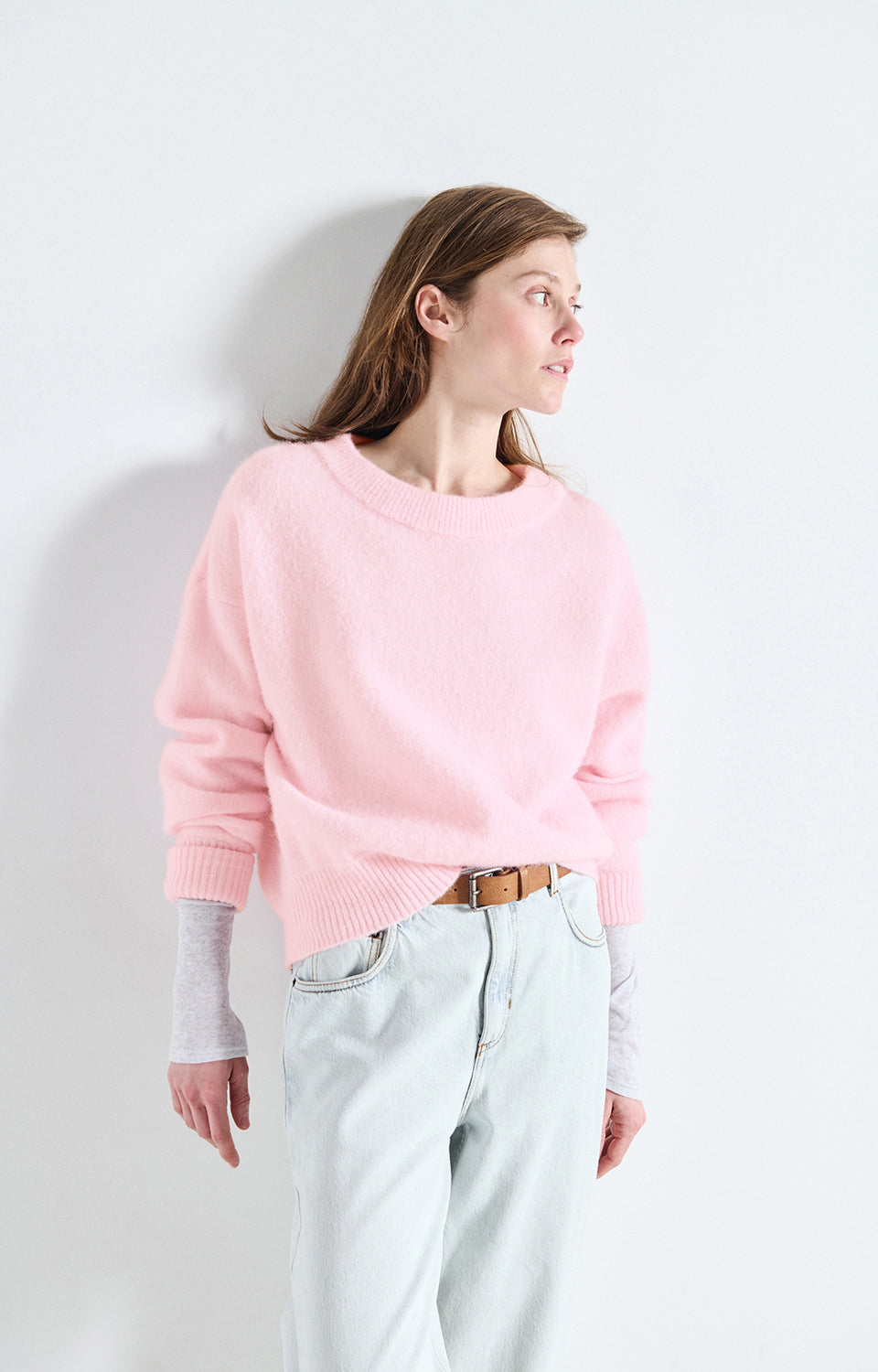 Pull ample - Dragée chiné