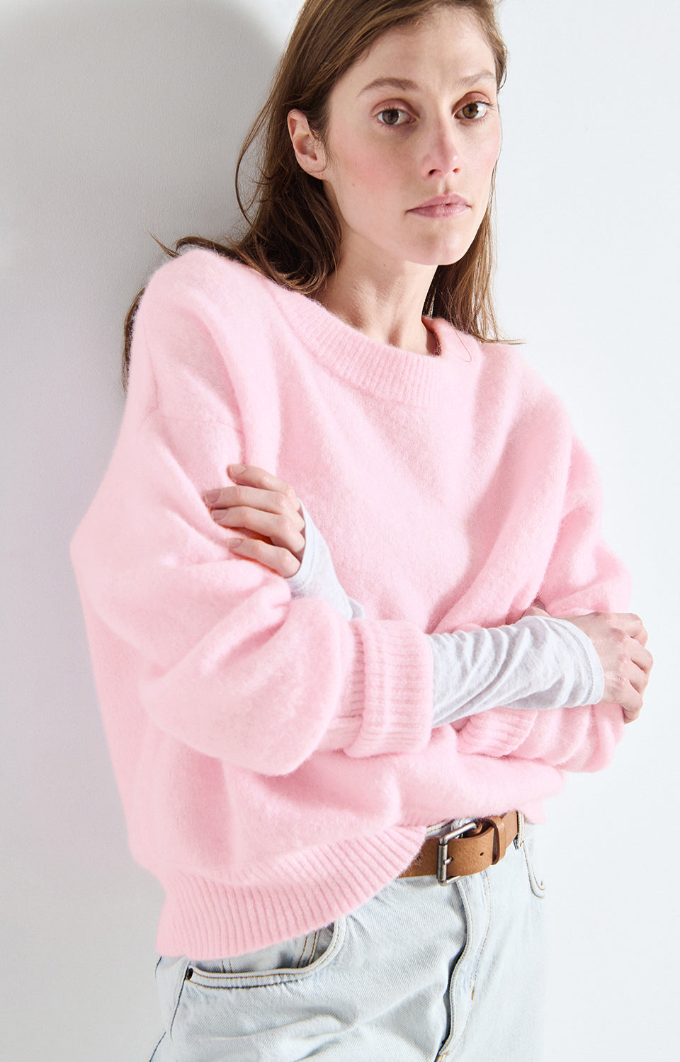 Pull ample - Dragée chiné