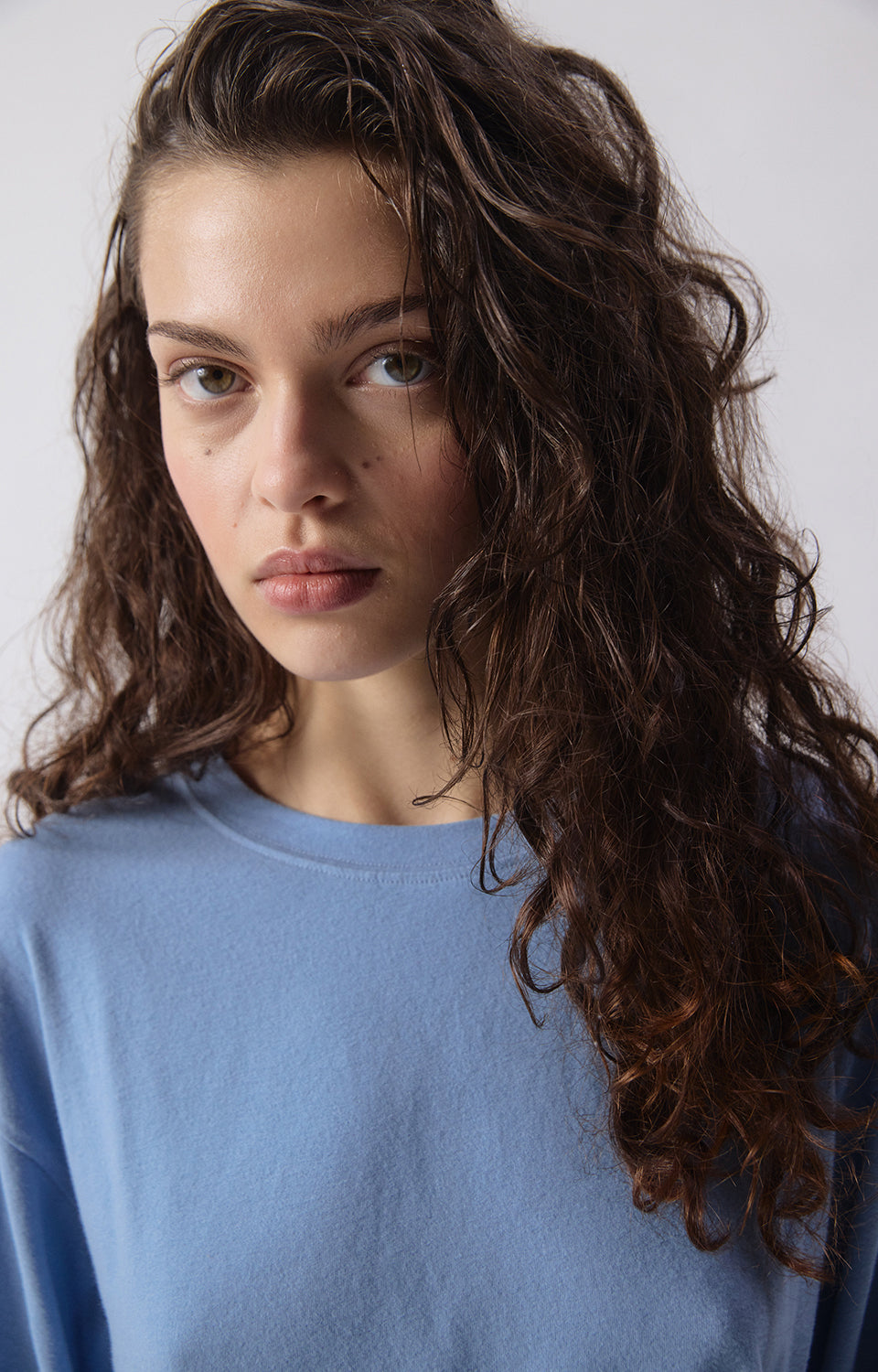 Tshirt ample - Bleu Chine