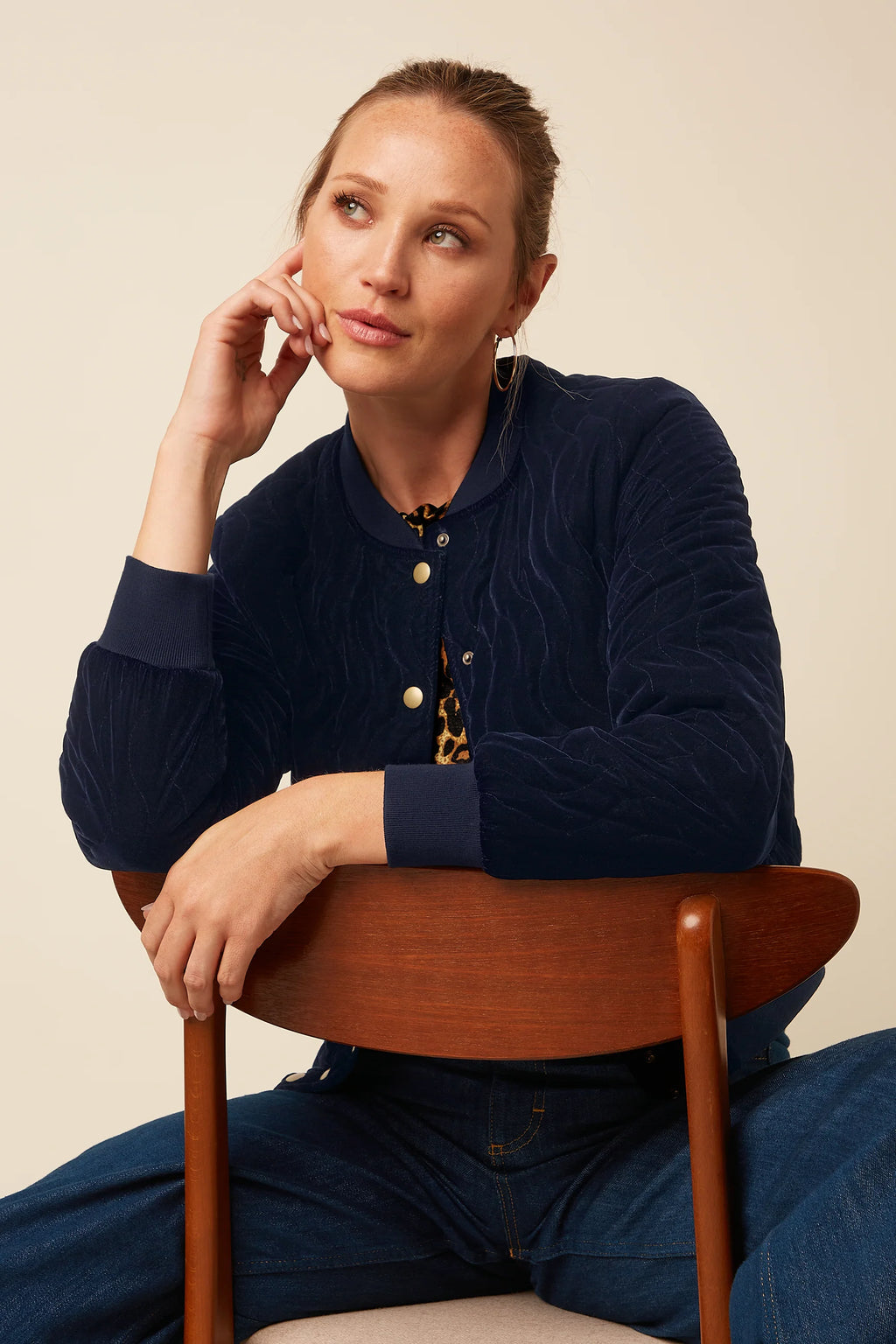 Bessie jacket gamine evening blue