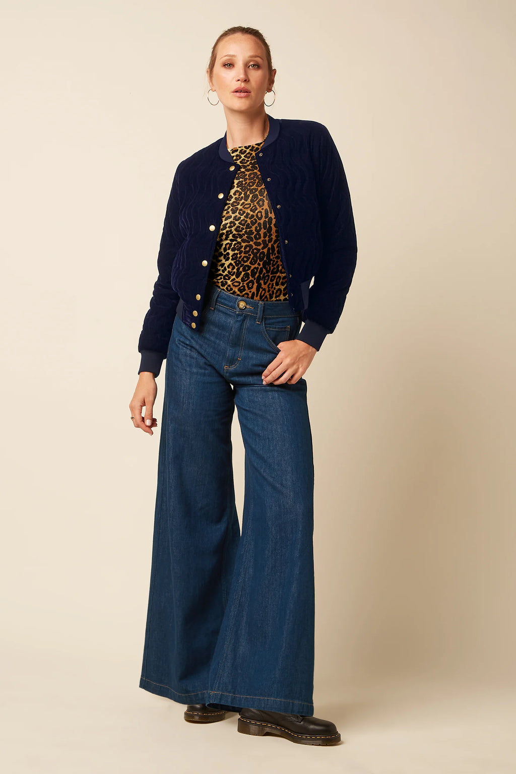 Bessie jacket gamine evening blue