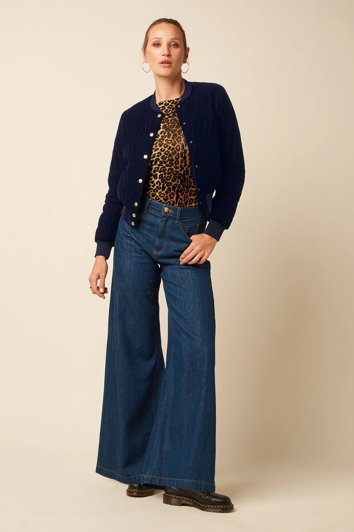 Bessie jacket gamine evening blue