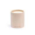 Bougie Ceramique Stripe White S Fleur D'oranger