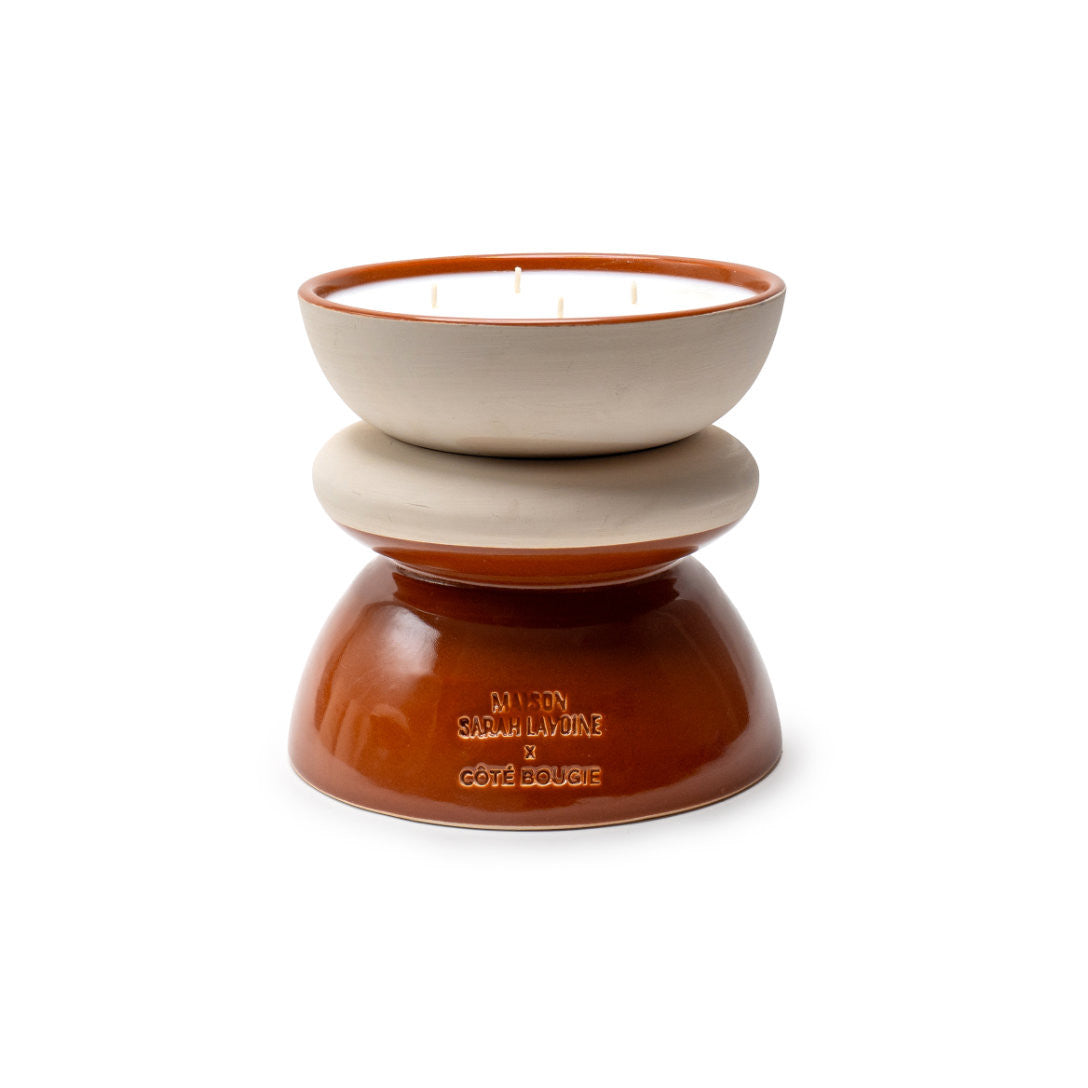 BOUGIE TAMTAM TWIST TERRACOTTA M