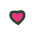 Broche coeur rose
