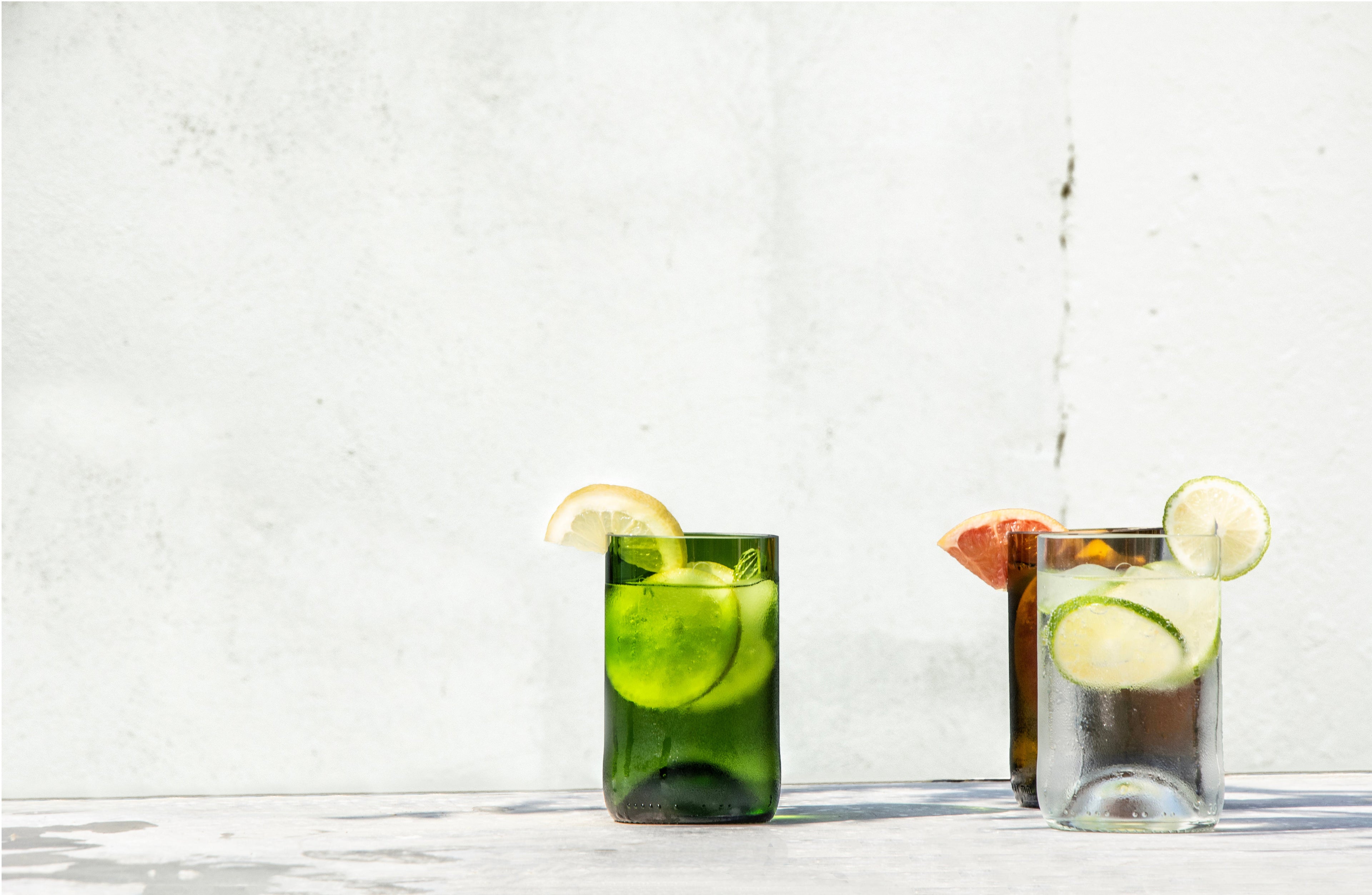 Verres long drink - vert - 4