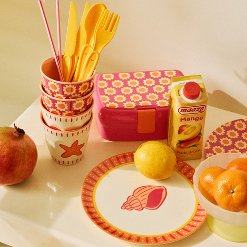 Assiette fleur club soleil