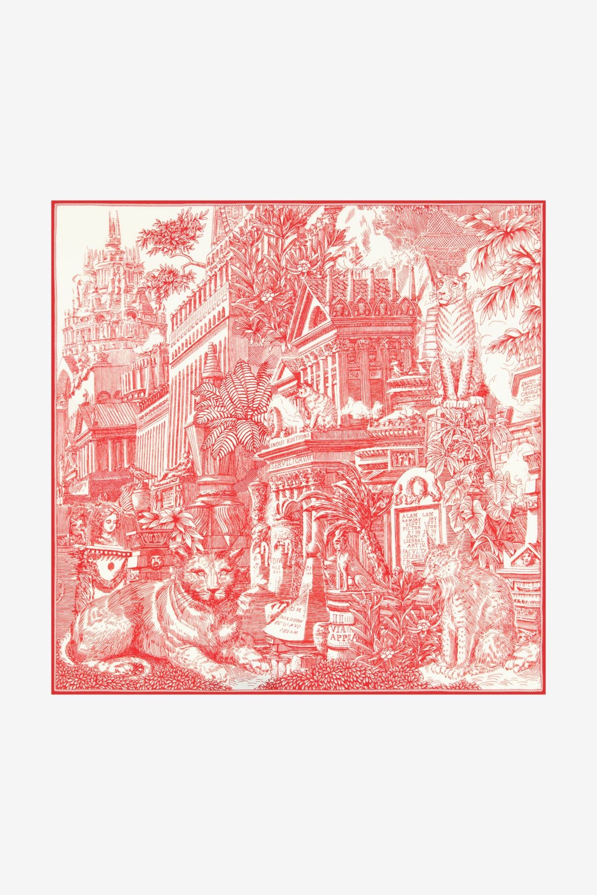 Carre 65 piranesi - rouge 1