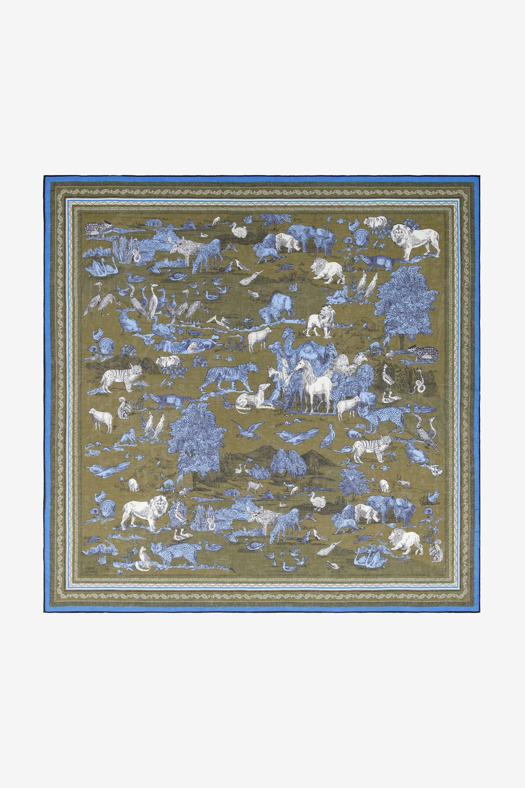 Carre 130 reverie - kaki 1