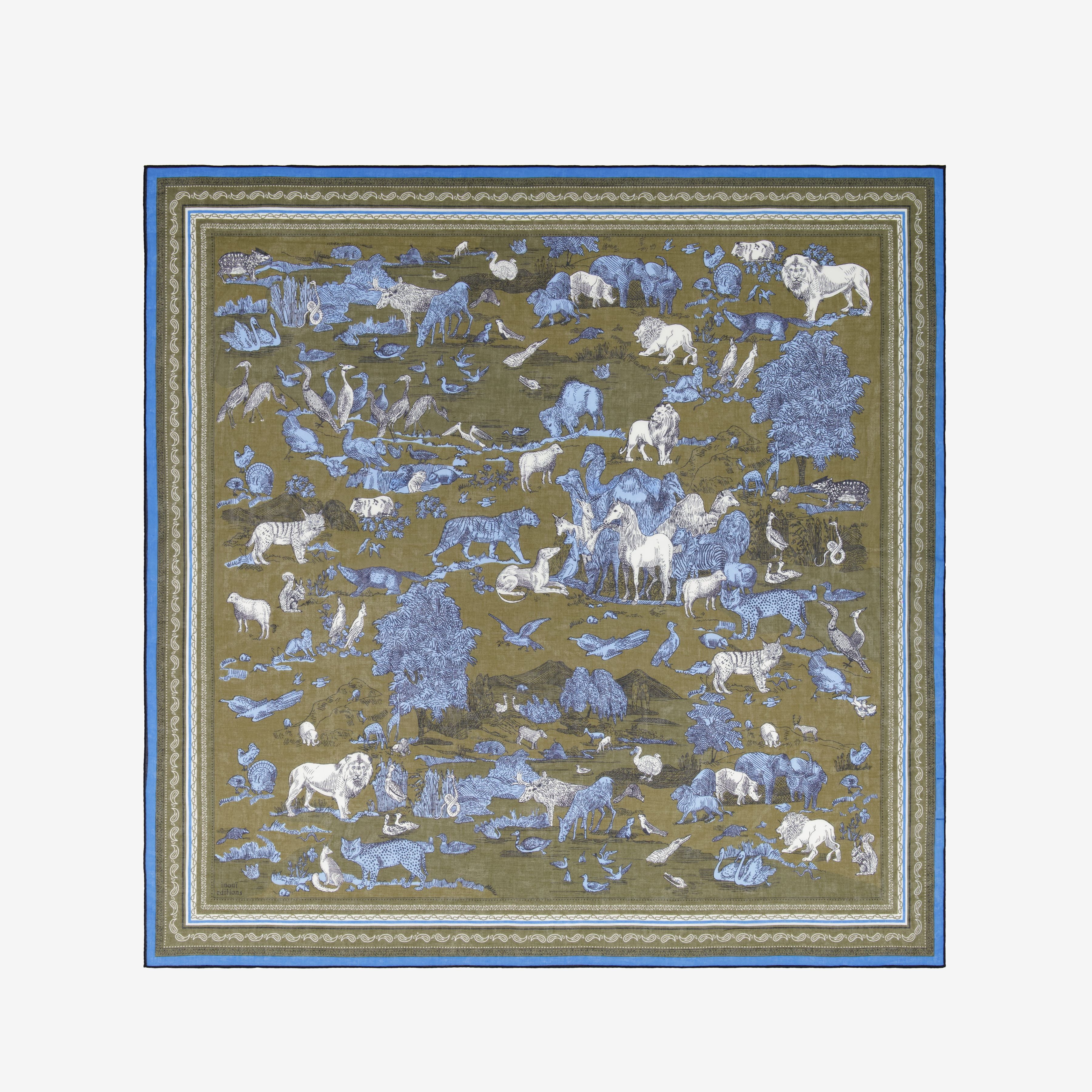 Carre 130 reverie - kaki 3