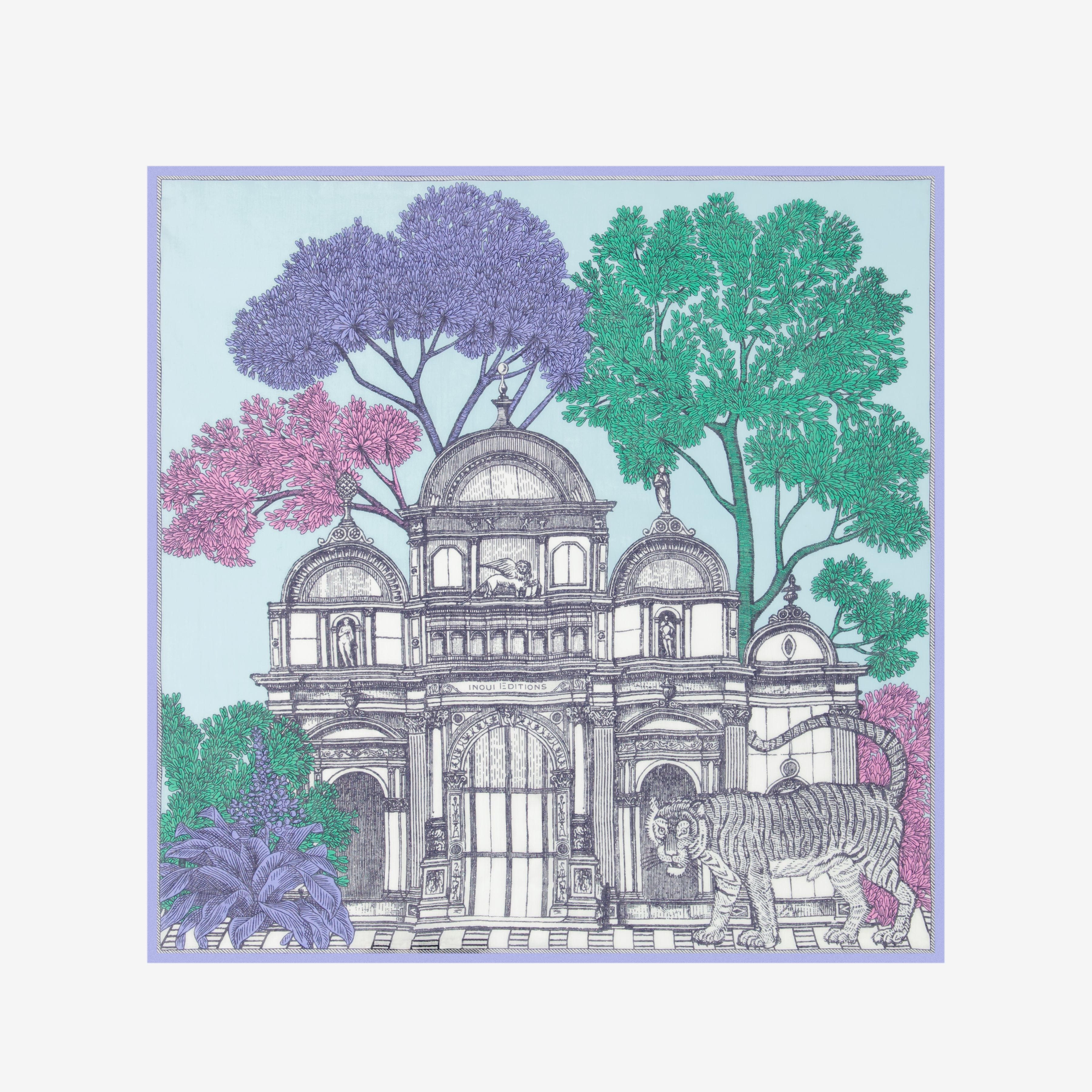 Carre 70 mirage - lilas 3