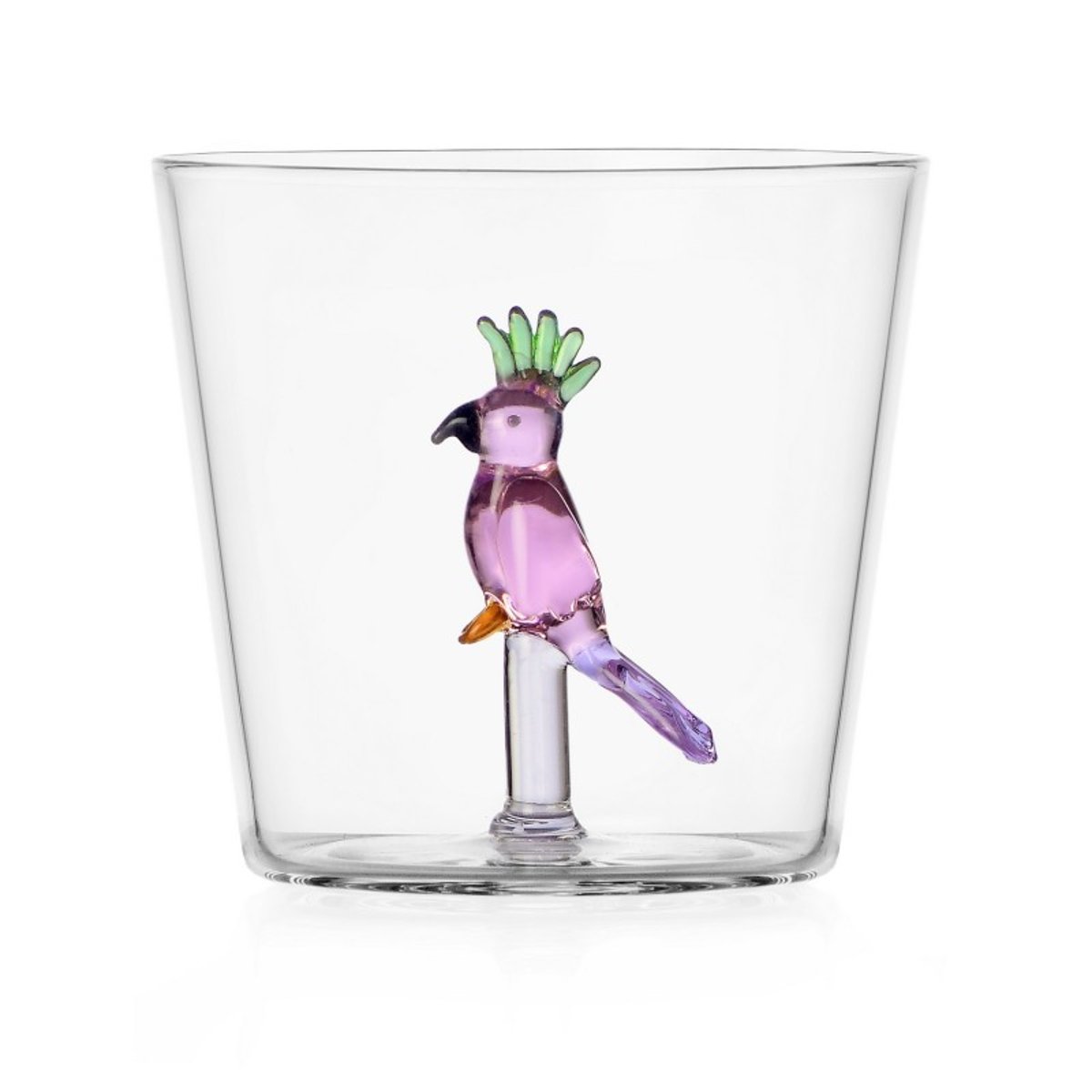 Talking Trees - Verre cacatoès rose