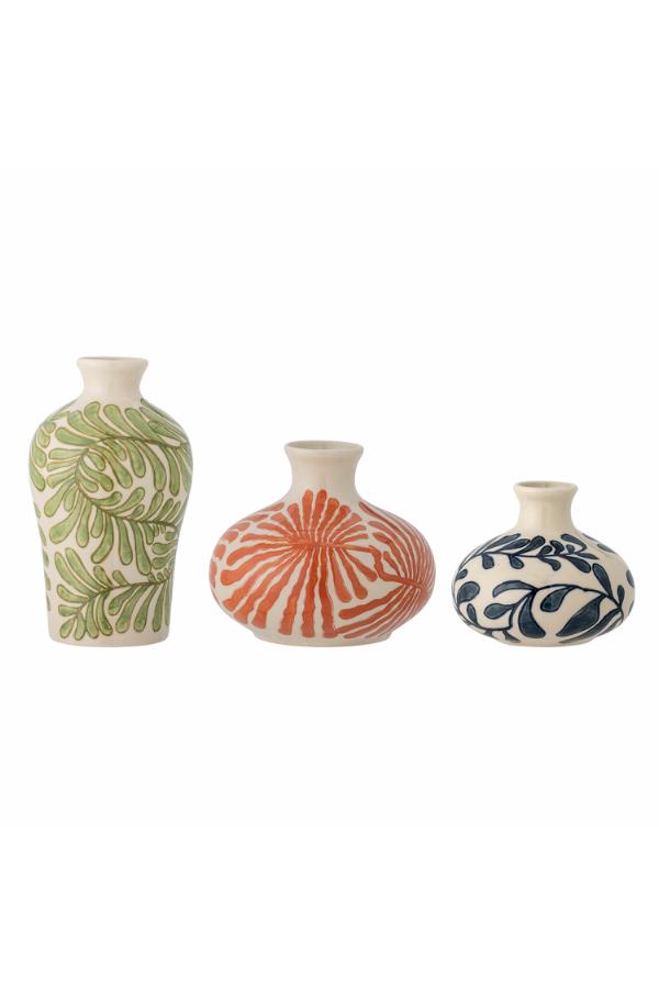 FAUNI - Vase orange en grès