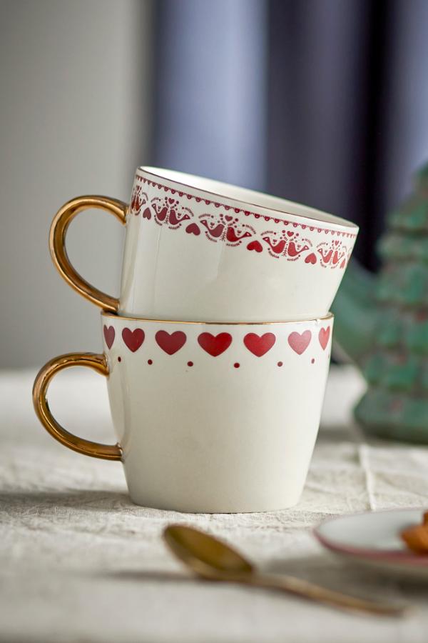 Jolly Mug, Multicolore, Coeur
