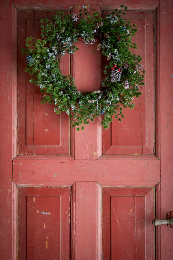 Cedar Couronne, Verte, Fleurs artificielles