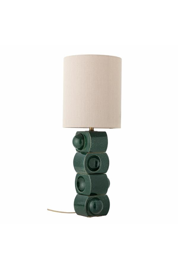 Brady Lampe de table, Verte, Grès