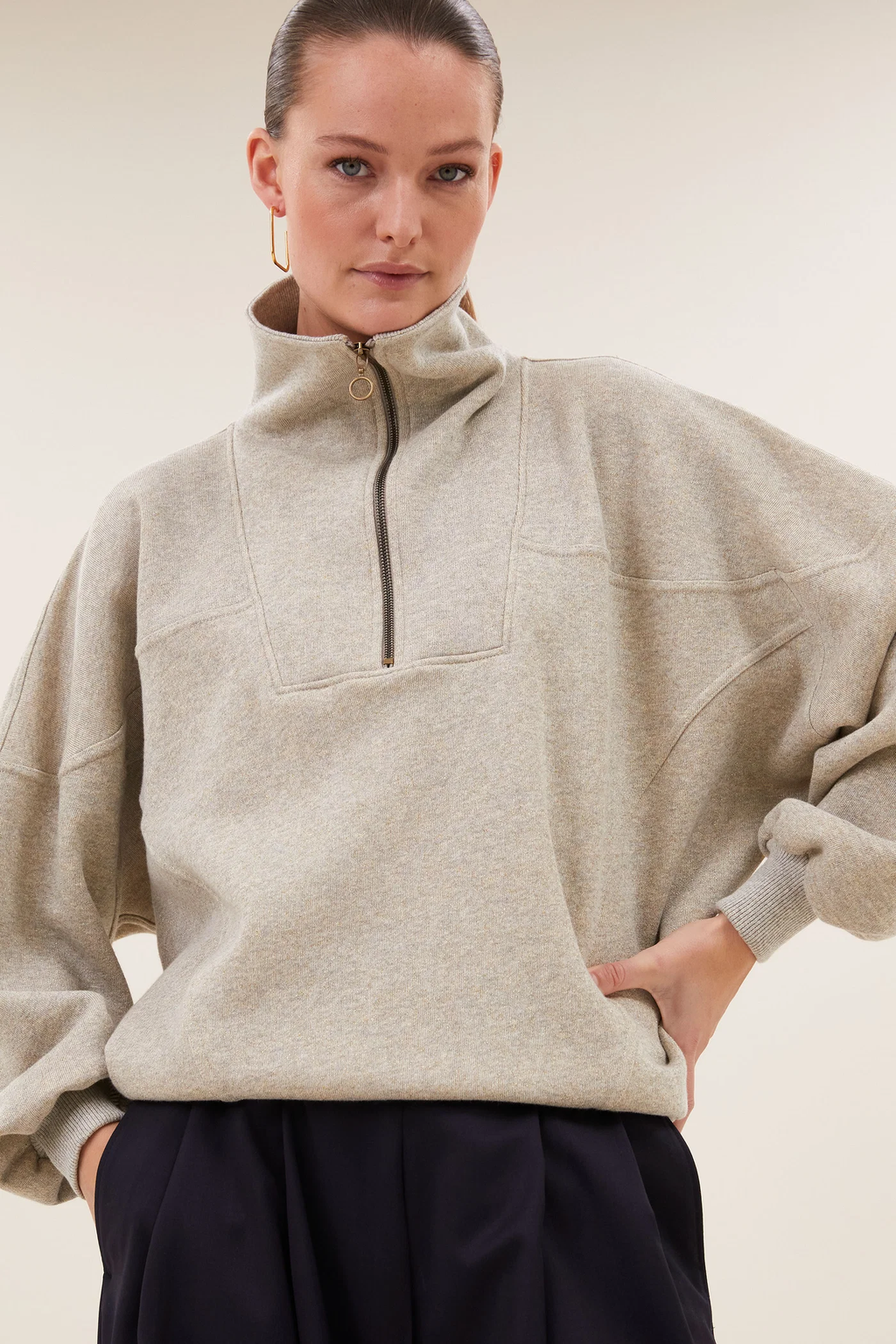 Roos sparkle sweater - Gold