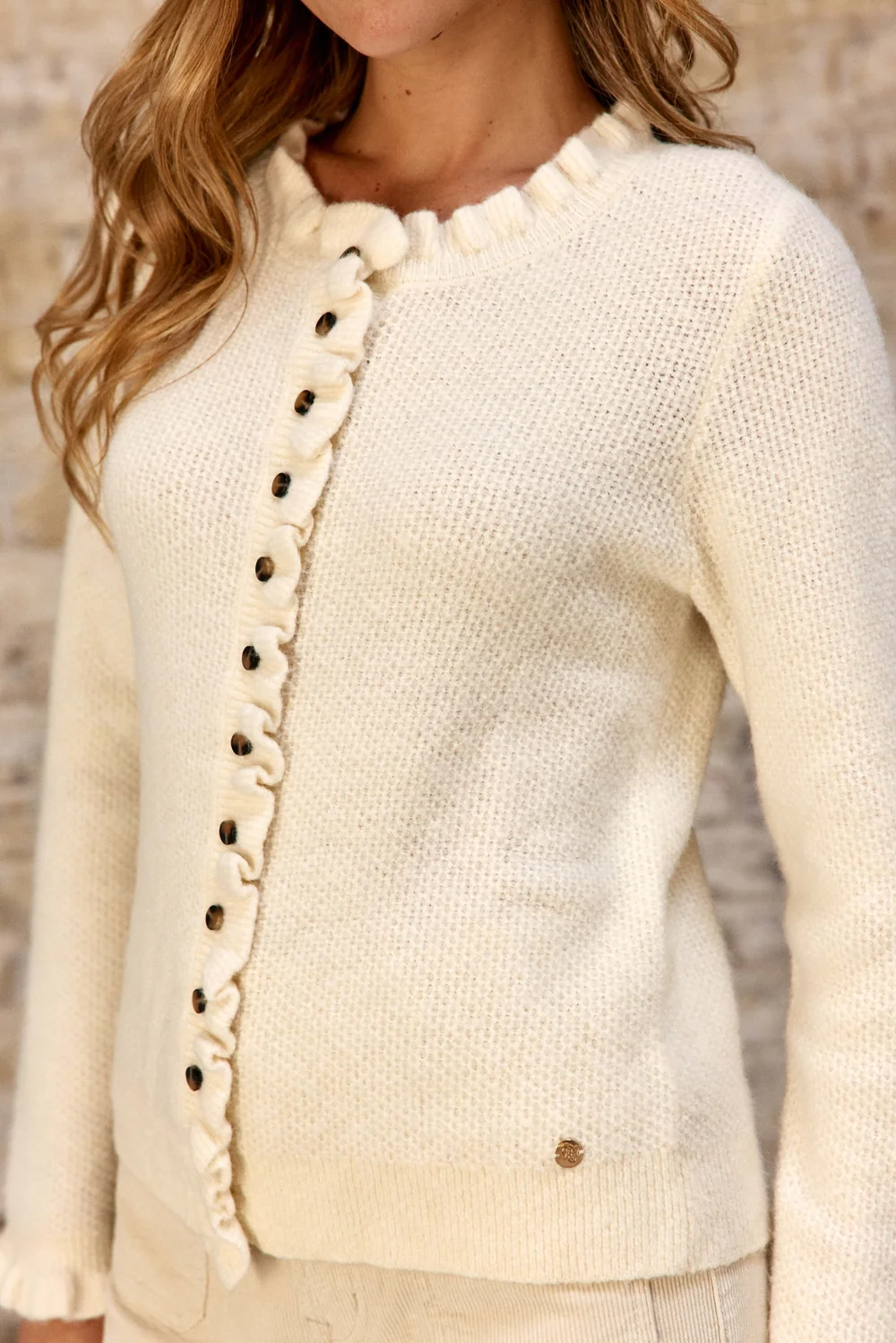 Mudya - Gilet à boutons