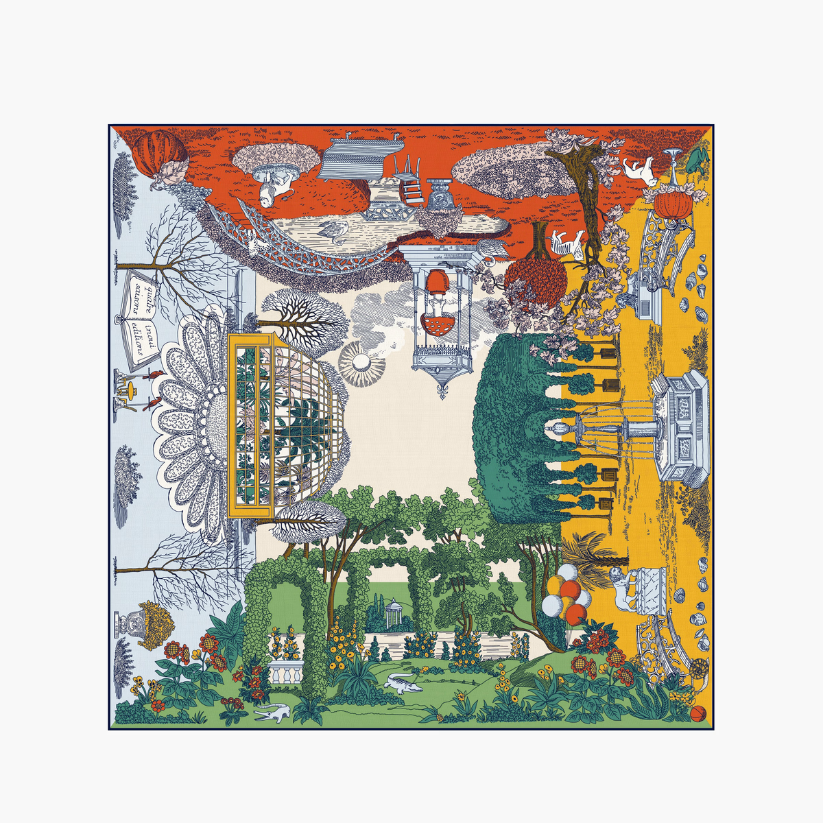 Carré 100 - Quatre Saisons - Naturel