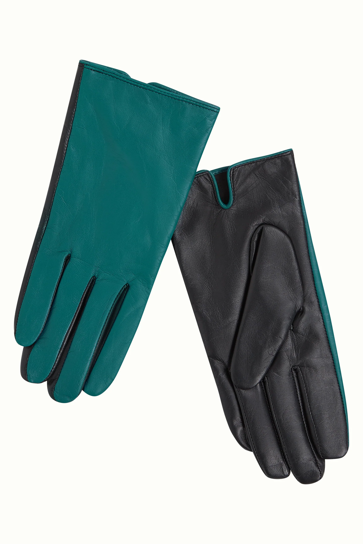 Leather Gloves - Dragonfly Green