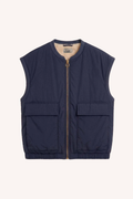 Gio Sleeveless Jacket - Midnight