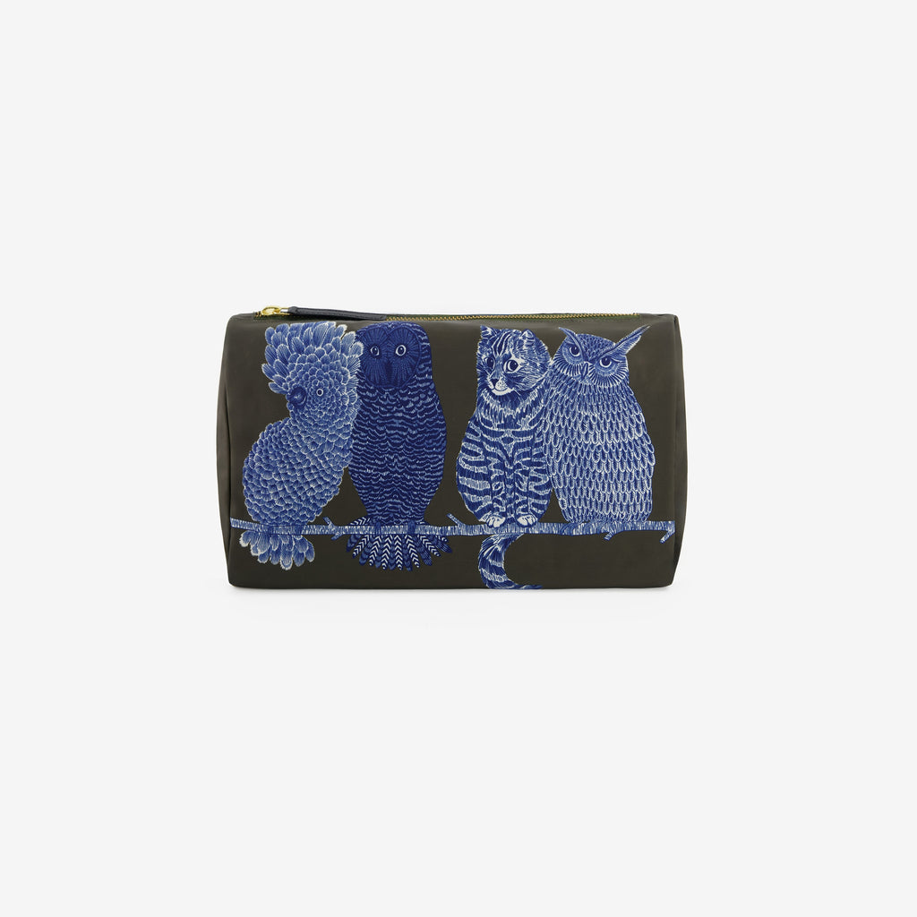 Trousse M - Chouette - Kaki
