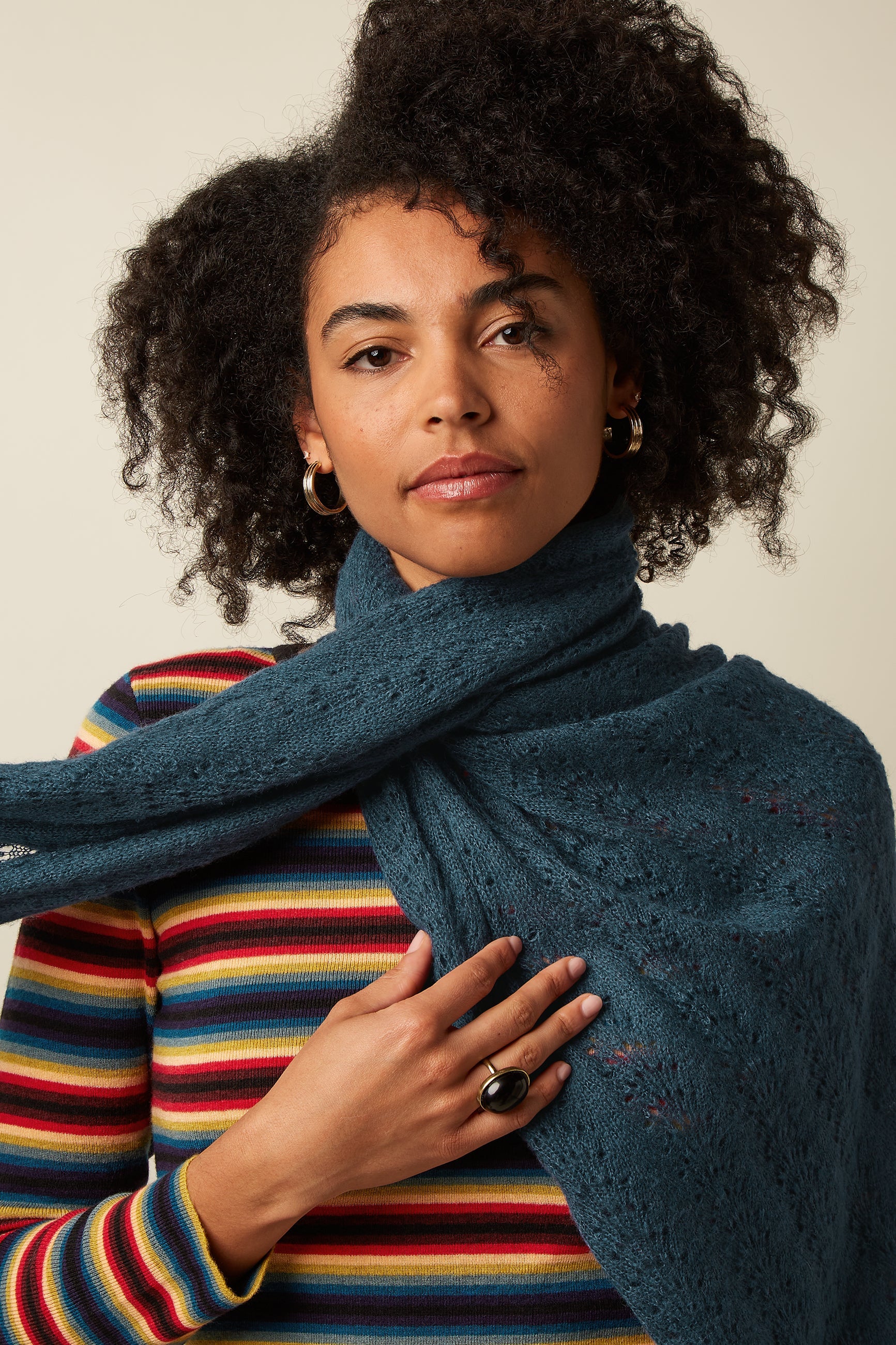 Scarf Ajour Carre