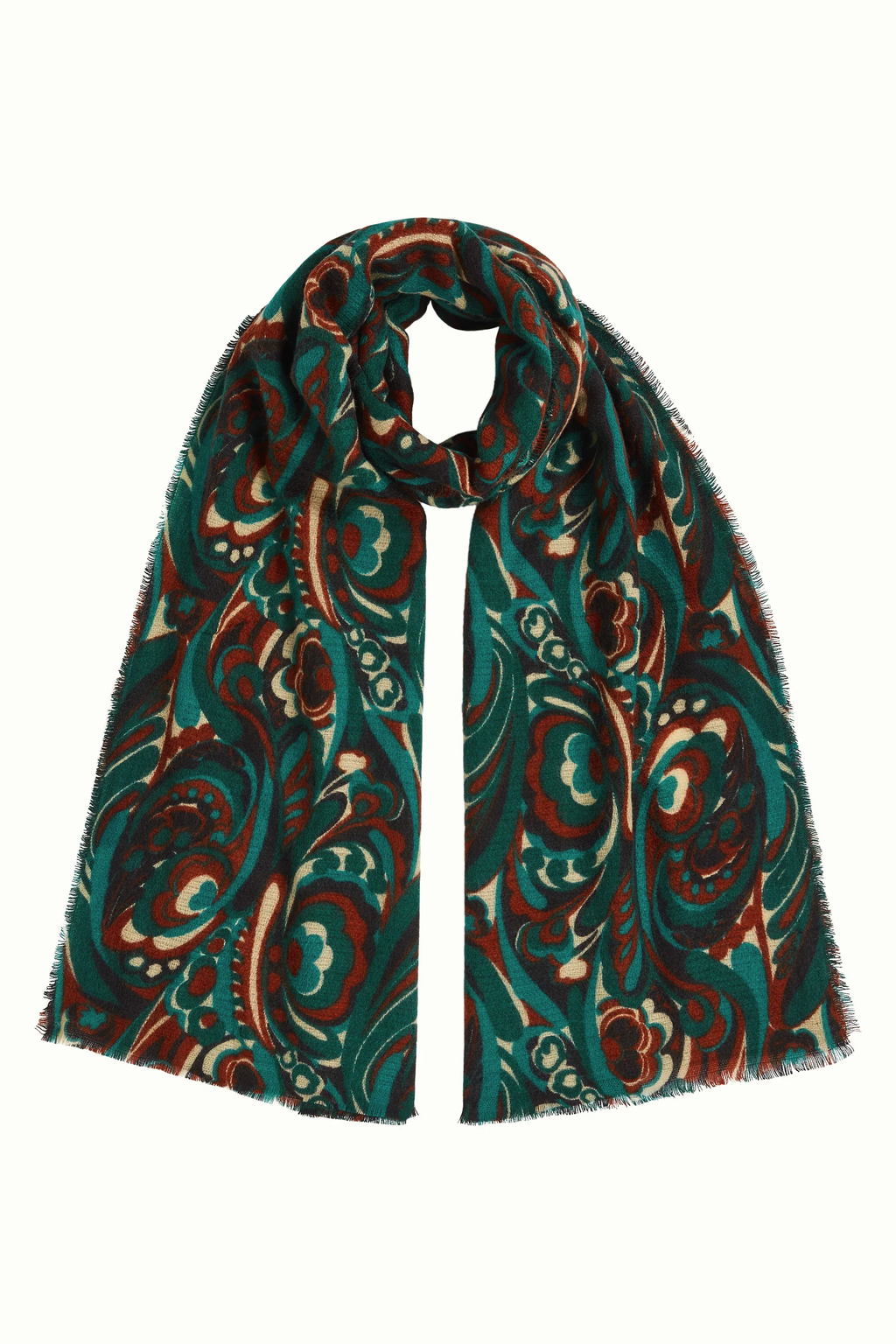 Maude Scarf Botanical Green