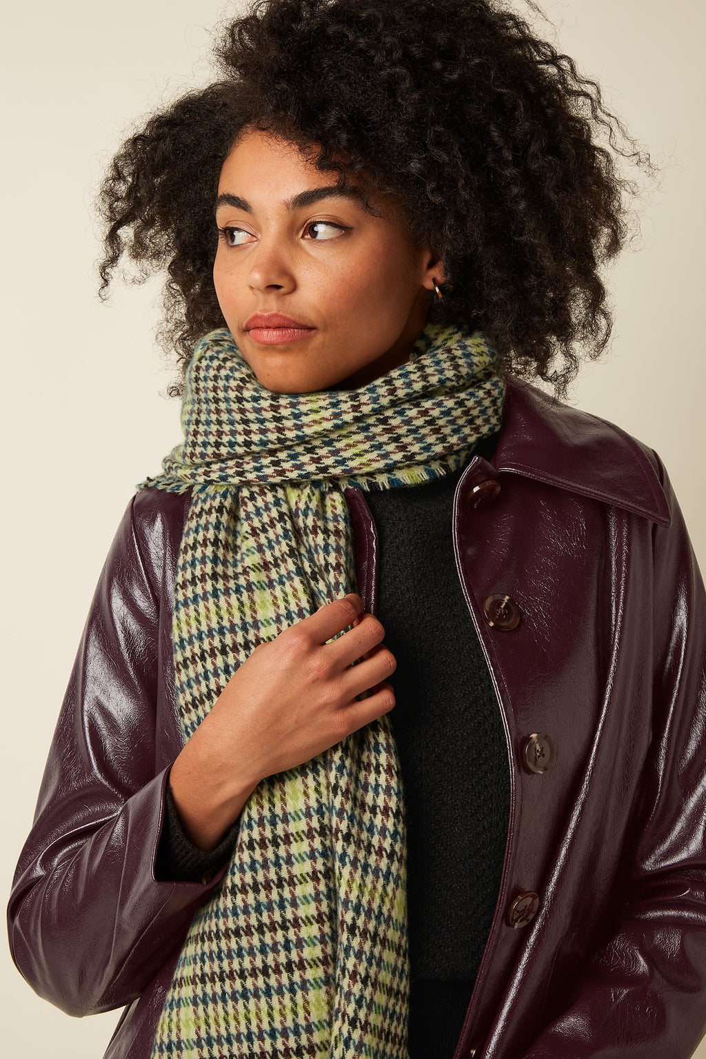 Boucle Scarf Spruced Green