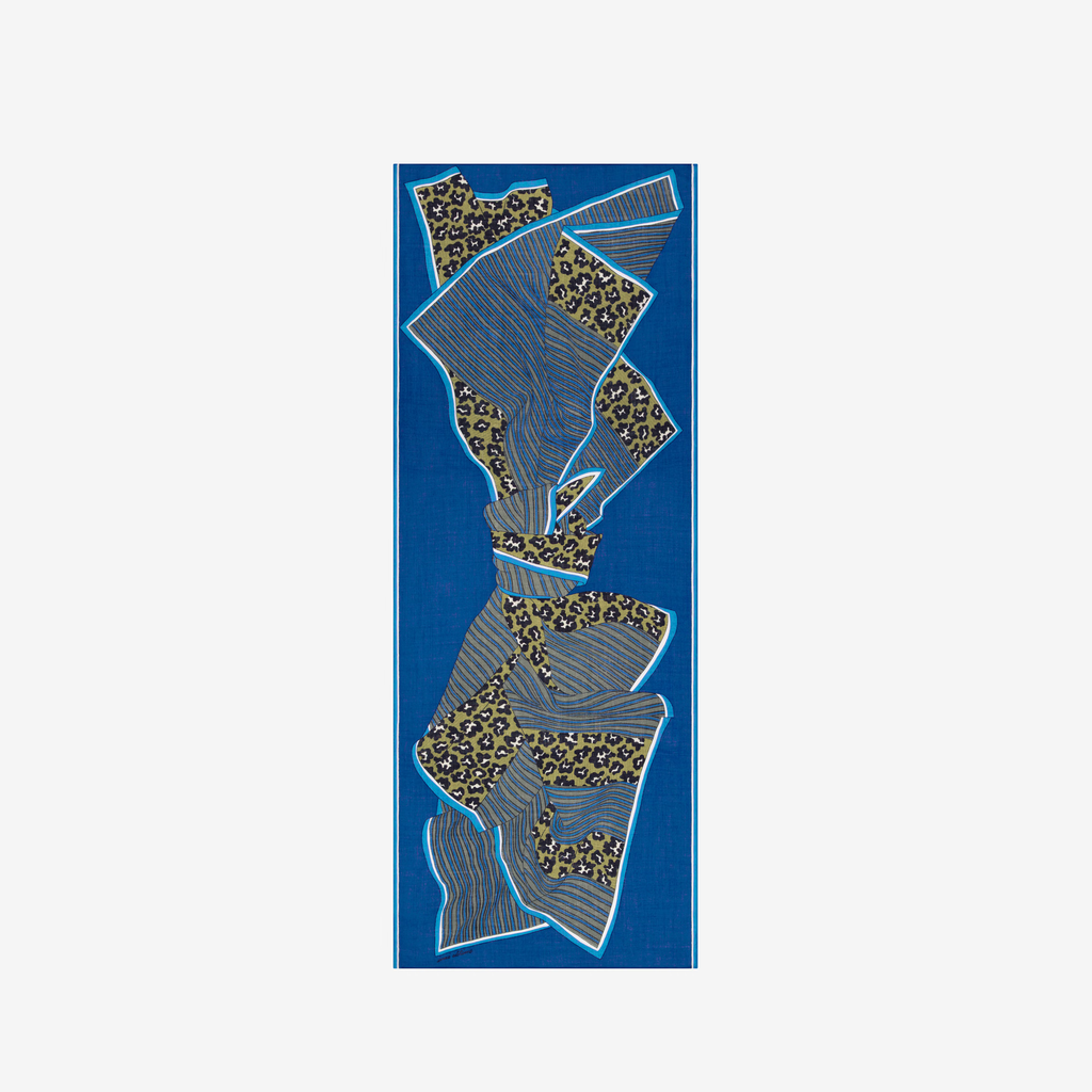 Écharpe 70 - Lov - Bleu