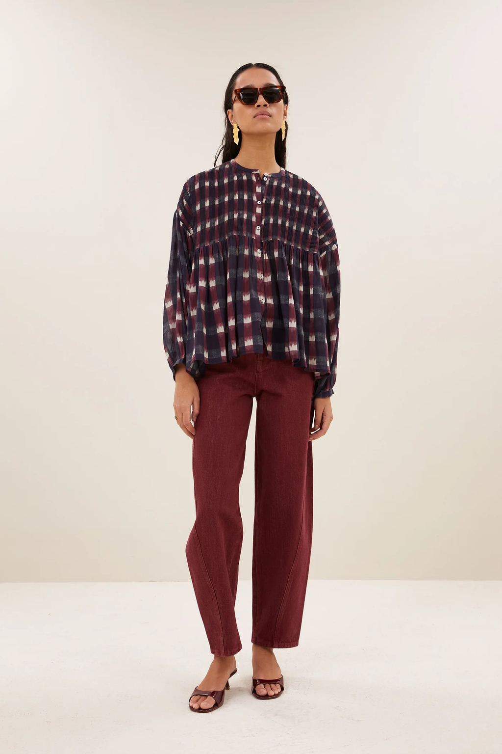 Mine ikat blouse