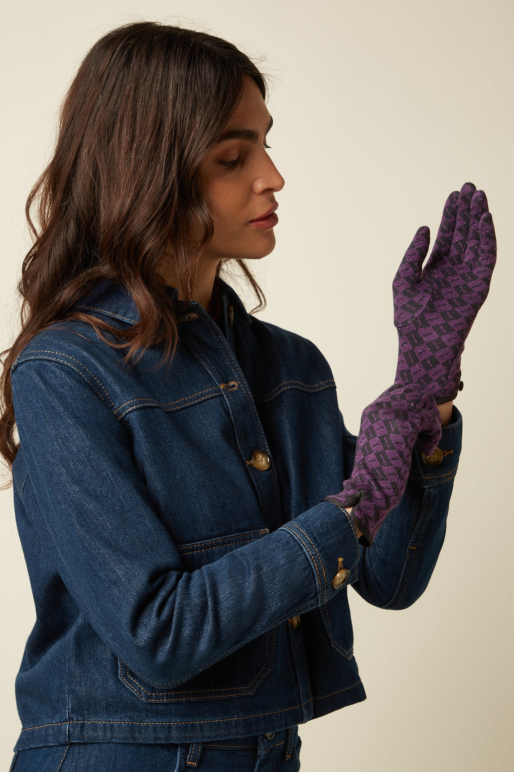 Leaf Glove - Imperial Purple