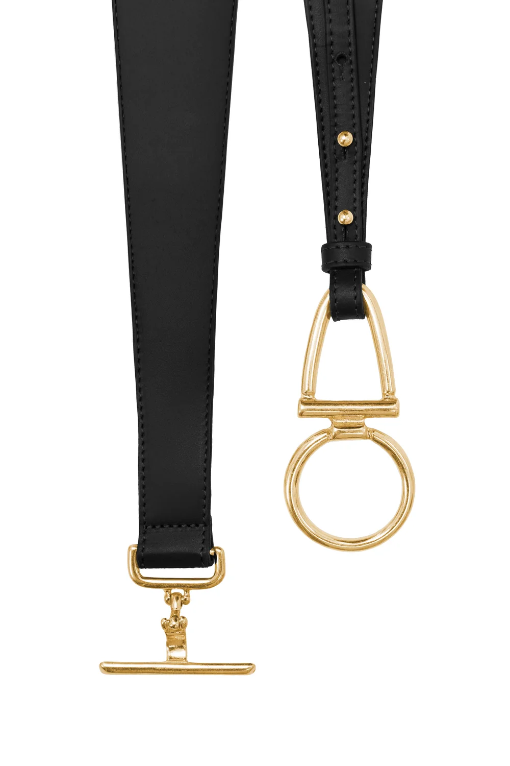 Alaia - Ceinture cuir noir