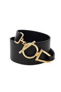 Alaia - Ceinture cuir noir